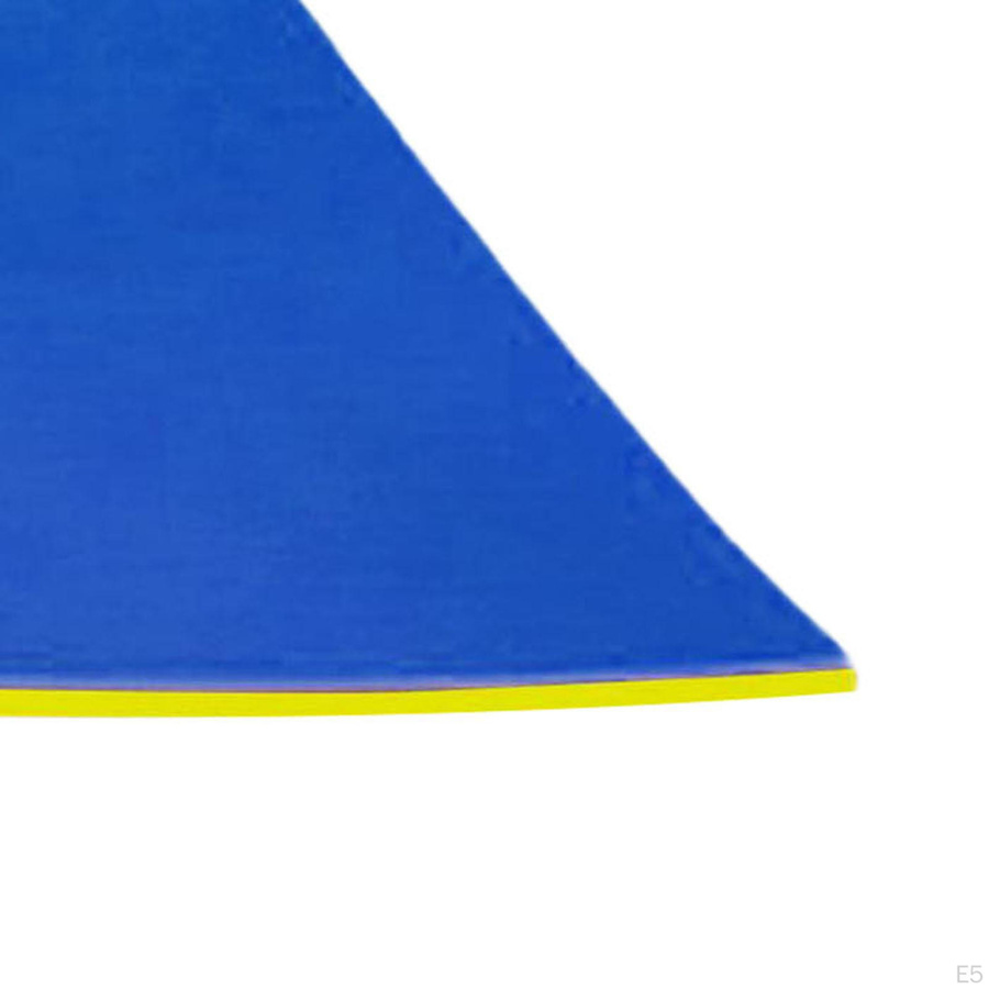 Moonice Wasserschwimmmatte aus XPE-Baumwollmaterial in Blau, Grün und Gelb, B/T/H: 110 x 40 x 3,3 cm - Bild 2