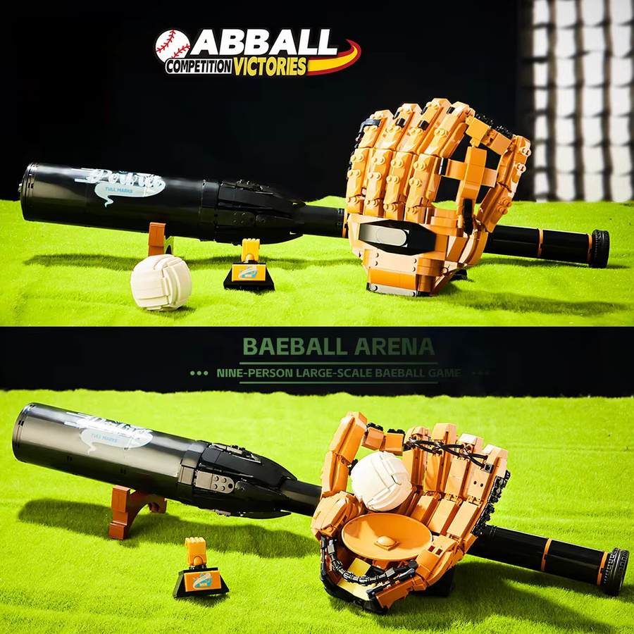 FUNXINEE Sport Serie Rugby Baseball, Bausteine, Bunt / Mehrfarbig - Bild 4