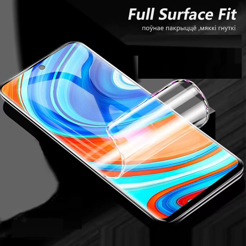 5 Stück Xiaomi Redmi Note 13 12 11 10 Pro Plus 5G 13T 12T 11T 12S 11S 10S 11 Lite Displayschutzfolie aus Hydrogel, transparent - Bild 2