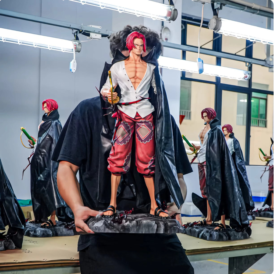 Bandai One Piece Feidian Red Hair Shanks Gk Große Figur, 67cm - Bild 5