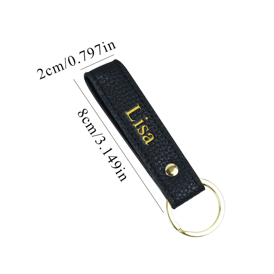 CNGRANDBAG Schlüsselanhänger PU-Leder, Litschi-Muster - Bild 2