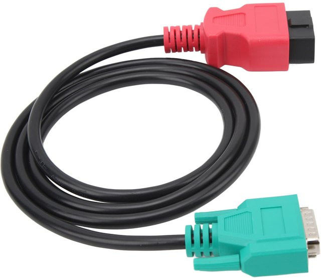 Fishine JPro Noregon OBDII Diagnoseadapterkabel 121591 mit 26-poligem Stecker auf OBD2 Stecker in Schwarz - Bild 1
