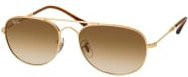 Ray-Ban RB 3735 Sonnenbrille Aviator, Metall, Gold, Brown, Unisex - Bild 1