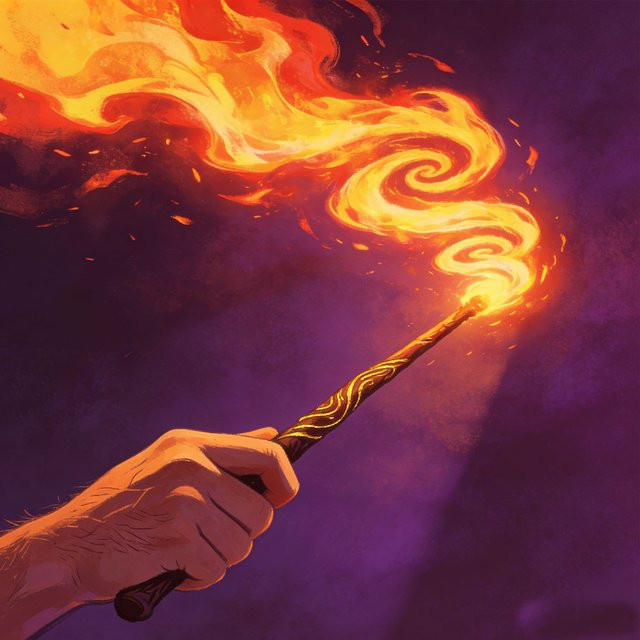 Enjoyer Fantasy Elektronischer Feuerzauberstab, Zubehör - Bild 1