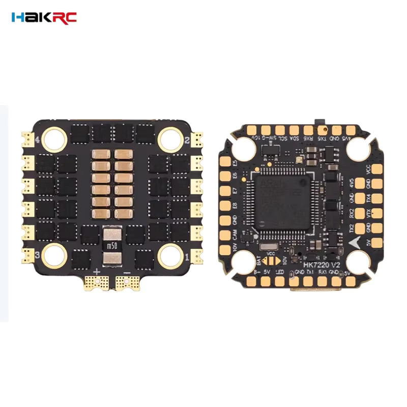 HAKRC F7220 V2 F7 Mini Flugcontroller und 4in1 ESC Stack in Schwarz für RC FPV Racing Drohnen - Bild 3