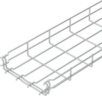 OBO Bettermann Gitterrinne 6001447 in Silber, B/H: 200,00 mm x 55,00 mm, Länge: 3 m - Bild 1