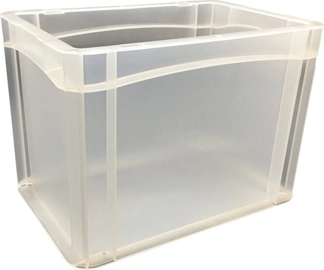 Eurobox-System Box Vollwand Transparent B: 30 cm, T: 20 cm, H: 22 cm - Bild 1