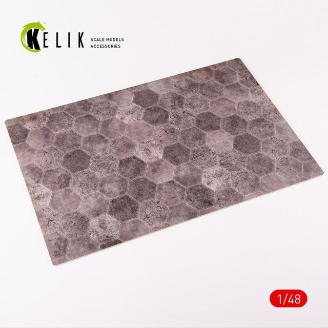 Kelik Soviet hexagonal plates 1930-1960, Acrylic 3 mm - Bild 1