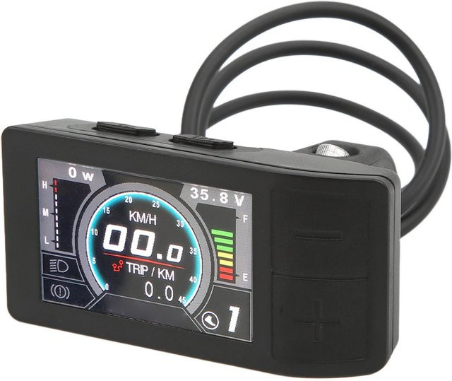 Bafang LCD-Display 500C Farbanzeige Bedienfeld für Elektro-Fahrrad Zubehör in Schwarz - Bild 1