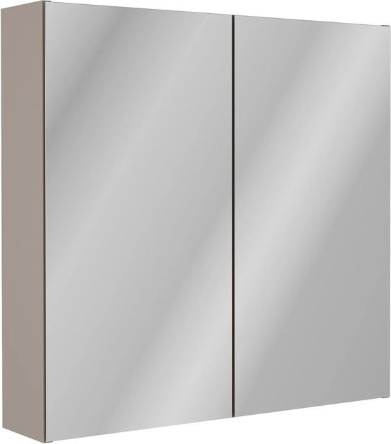 Spiegelschrank Fackelmann Compact Line in Kaschmir Grau, B/H/T: 70 x 68 x 15,6 cm - Bild 1