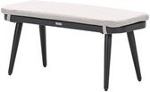 GARDEN IMPRESSIONS Lounge-Bank Allasio 2-Sitzer aus Aluminium in Schwarz mit Polstern, B/H/T: 101 x 46 x 40 cm - Bild 1