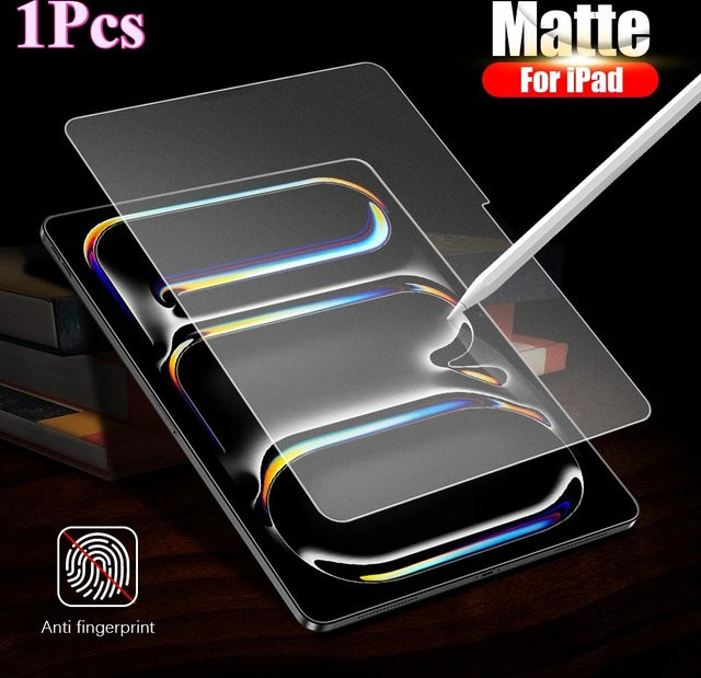Matte Displayschutzfolie aus gehärtetem Glas mit Papier-Effekt für Apple iPad Pro, iPad Air und iPad Mini - Bild 1