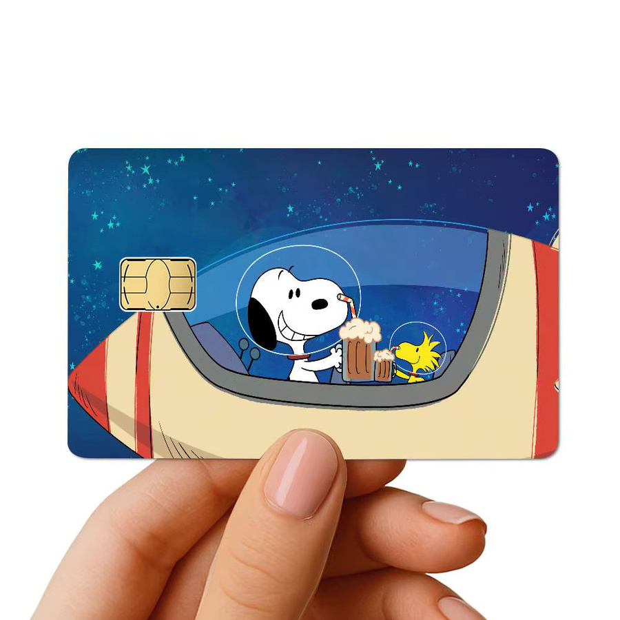 Snoopy Anime Cartoon-Hund wasserdichte Aufkleber Set, 4 Stück, Multicolor - Bild 4