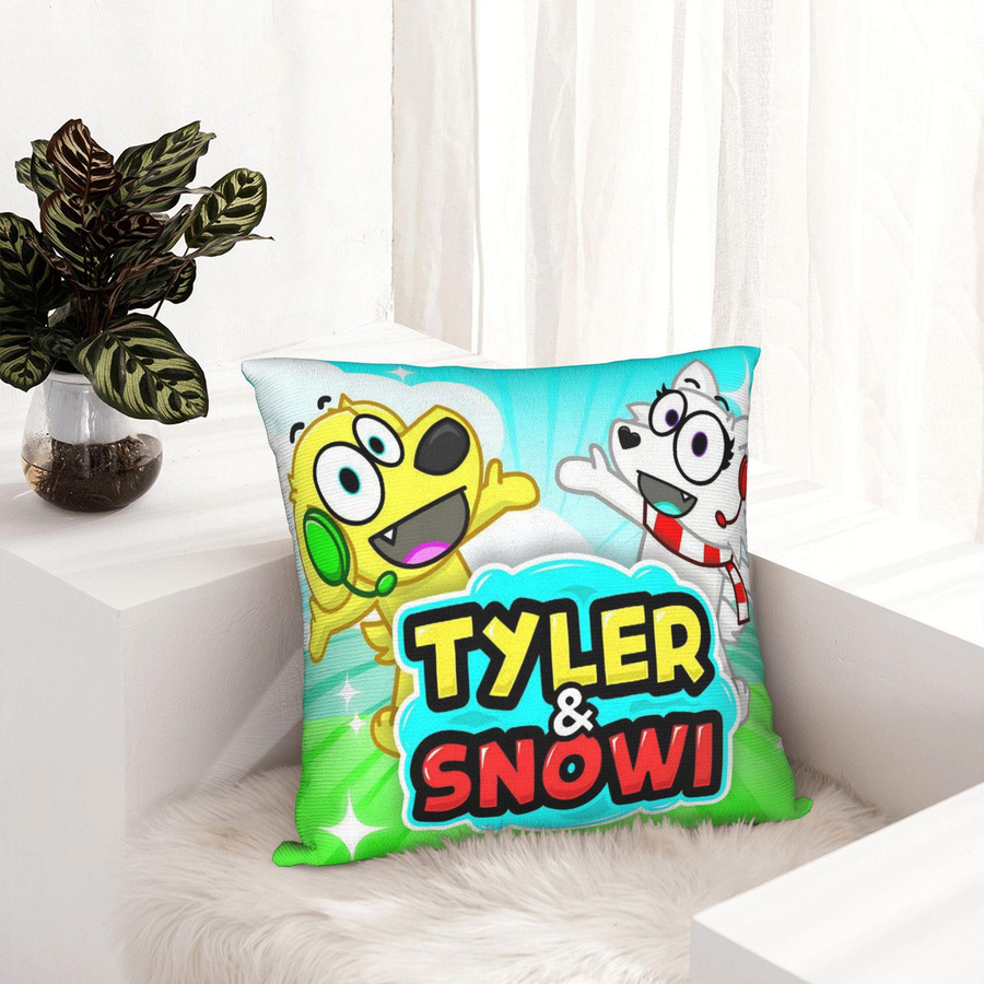 JMG Clothing Gaming Kissenbezug Tylers Und Snowi in Mehrfarbig, B/B: 50 x 50 cm - Bild 3