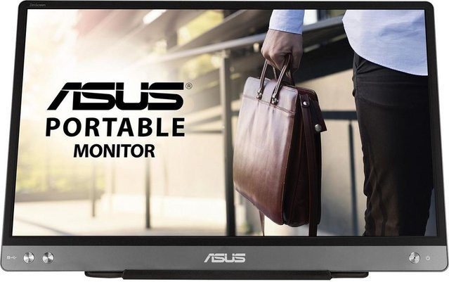 ASUS MB14AC 14 Zoll Full HD IPS Portabler Monitor Grau mit USB-C und DisplayPort - Bild 1