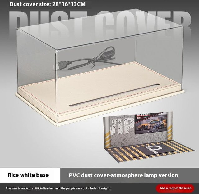 Linyi toy car, Auto-Modell Vitrinenschrank, transparent, mit Licht - Bild 1