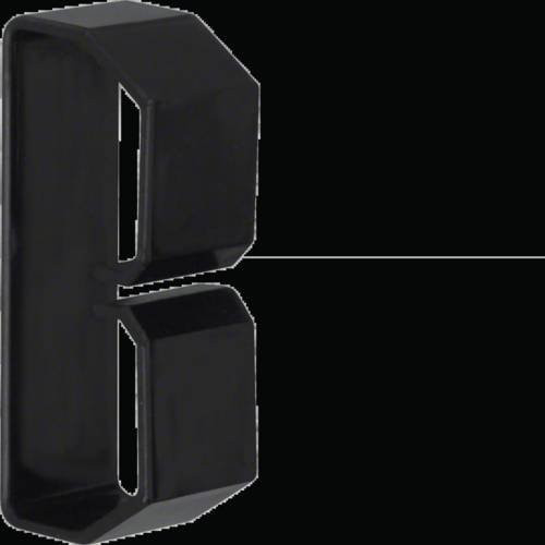 Hager Klammer LK370753 Schwarz 50 Stück - Bild 1