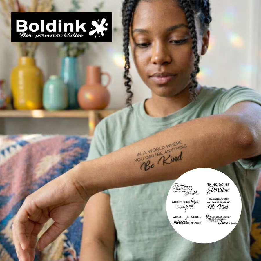 BOLDINK Tattoo-Aufkleber, Unisex - Bild 2