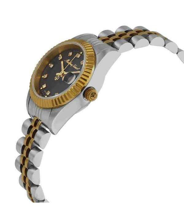 Mathey-Tissot Armbanduhr, Edelstahl, Quarz, Schwarz, Damen - Bild 2