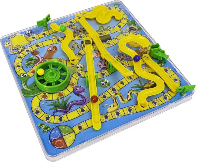 kbxlife 3D-Schlangenbrettspiel-Spielzeug, mit Leiter, ab 3 Jahren - Bild 1