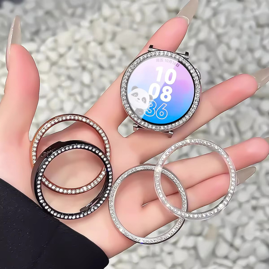 OAKCHARM Uhrenzubehör, Huawei, Edelstahl, Silber, Diamant, Damen - Bild 3