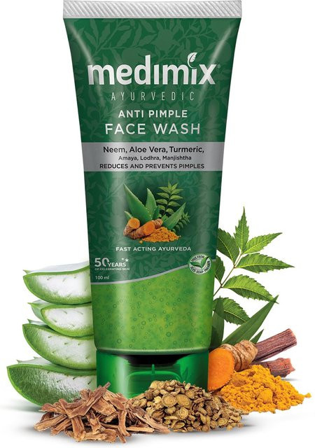 Medimix Ayurvedischer Gesichtsreiniger mit Aloe Vera, 100 ml, Unreine Haut - Bild 1