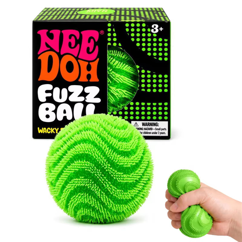 Schylling NeeDoh Fuzz Ball, Stressabbau-Ball, Fidget-Spielzeug - Bild 4