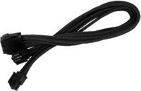 SilverStone Strom-Verlängerungskabel SST-PP07-EPS8B in Schwarz und Silber - Bild 1