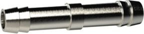 Riegler Doppelschlauchtülle aus vernickeltem Messing für Schlauch LW 4 mm in Silber - Bild 1