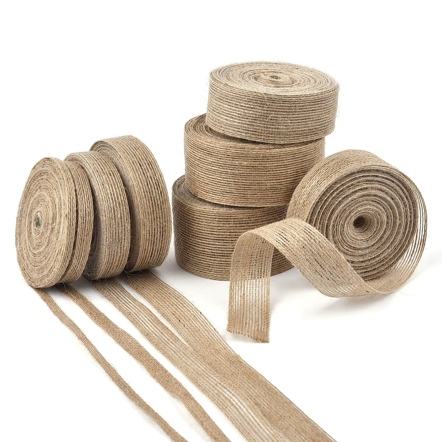 Natürliches Vintage-Juteband in Beige für Hochzeiten, Floristik und DIY-Geschenkverpackungen, 10 m Länge - Bild 4