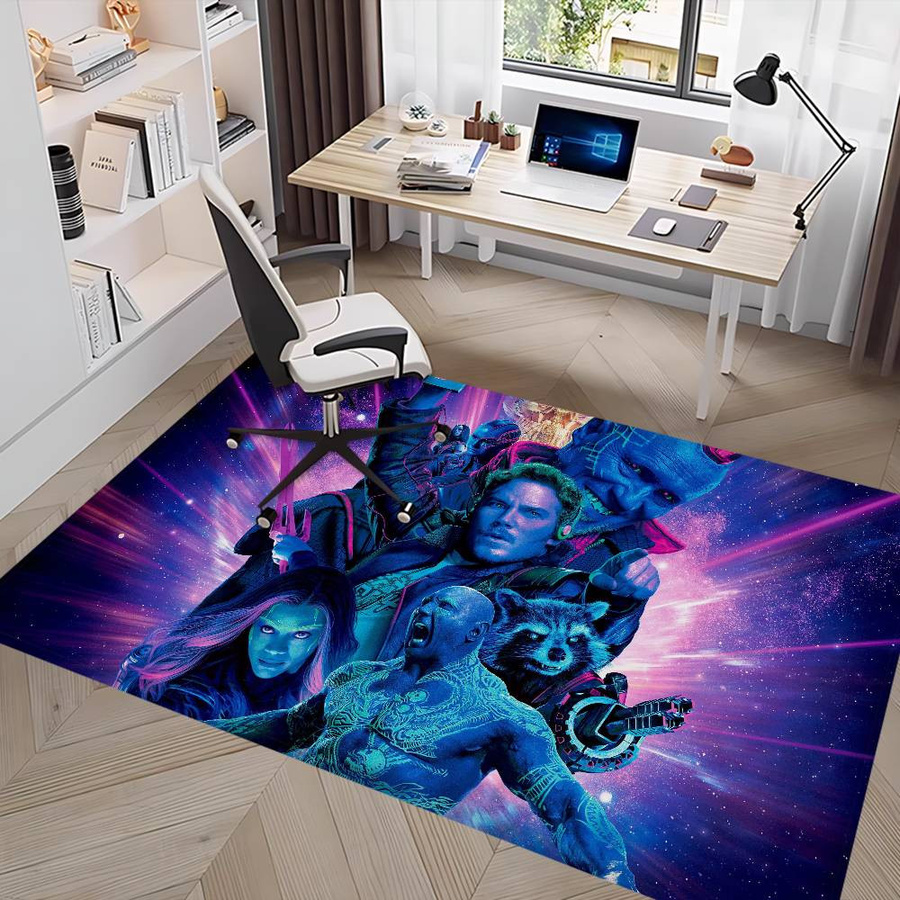 Miniso Guardians Of The Galaxy Fußmatte, rutschfest und waschbar, B/L: 80 x 50 cm, mehrfarbig - Bild 2
