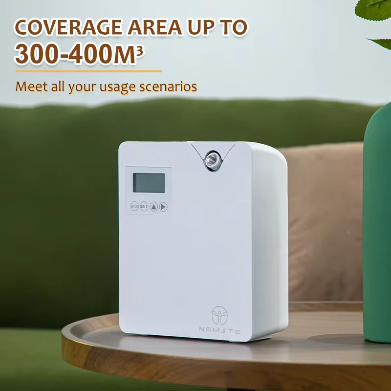 NAMASTE Duftluftmaschine Home Diffusor für ätherische Öle mit Bluetooth und WiFi App-Steuerung zur Aromatherapie in Schwarz oder Weiß - Bild 2