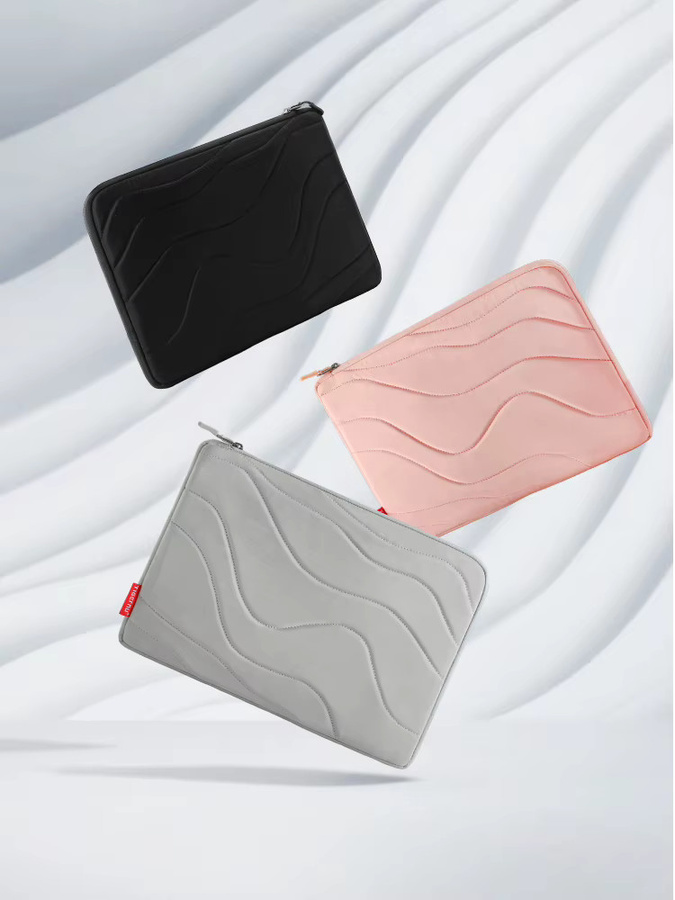 Tigernu Laptop-Innentasche Schutzhülle mit Vordertasche für 11, 13 oder 14 Zoll in Pink - Bild 3