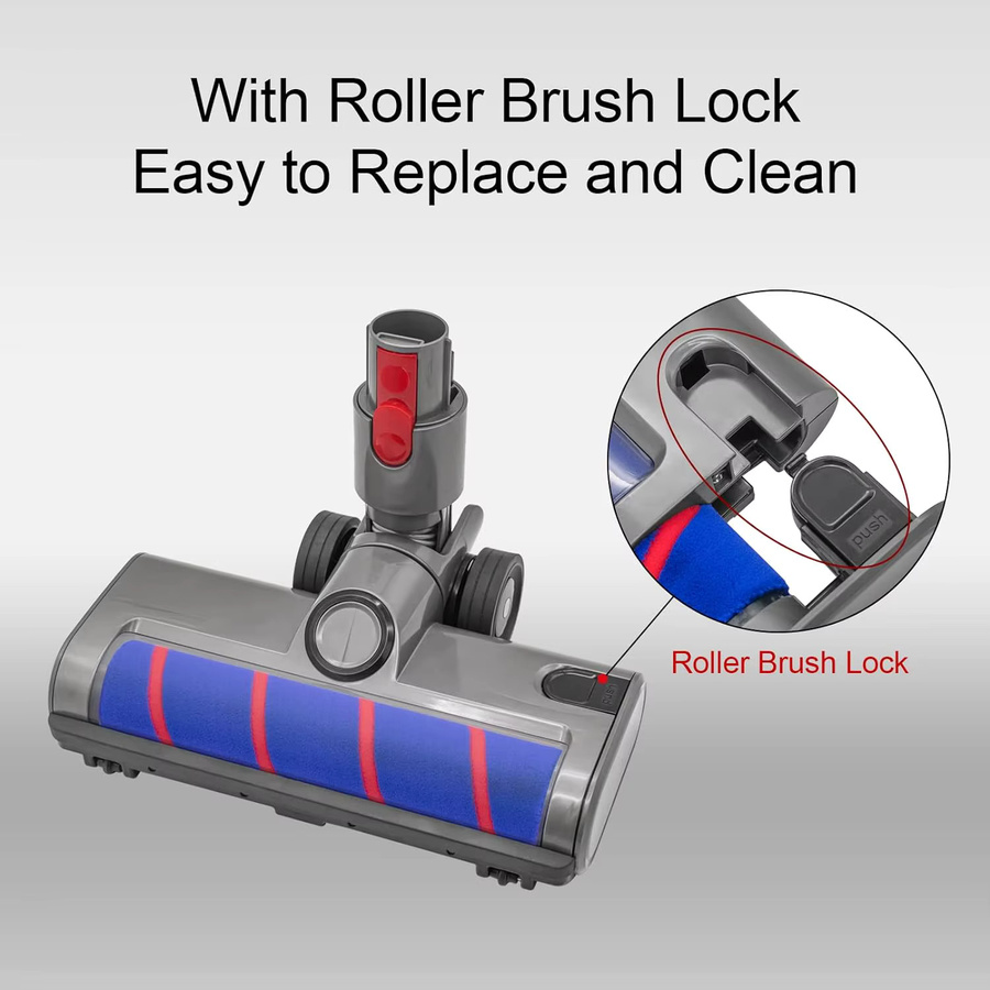 Dyson Soft Roller Bürstenkopf Ersatz für Teppich und Hartholz Boden passend für v7 v8 v10 v11 v15 und gen5 Akku-Staubsauger - Bild 4