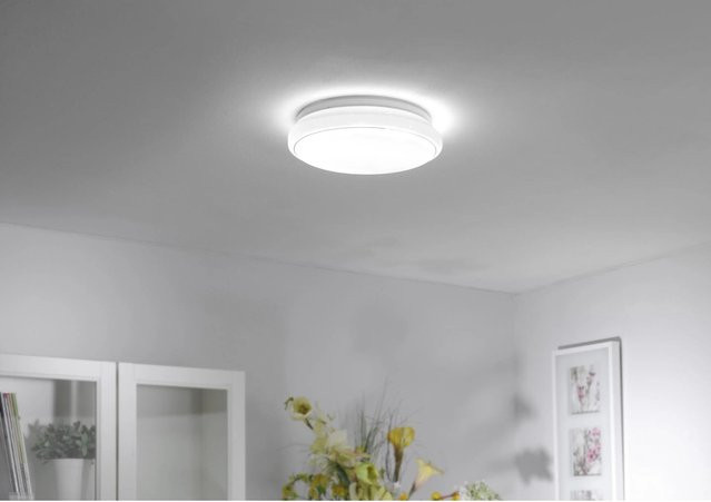 Just Light LED-Deckenleuchte Jupiter in Weiß, Durchmesser: 35 cm - Bild 1