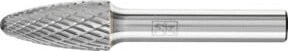 PFERD Hartmetall Hochleistungsfrässtift TOUGH Rundbogen RBF in Silber, Durchmesser: 12 mm, Länge: 25 mm, Schaft-Durchmesser: 8 mm - Bild 1