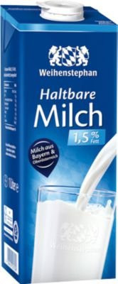 Weihenstephan H-Milch 1,5 % 12 x 1 l - Bild 1