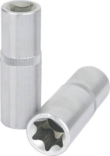 KS Tools TX-E-Stecknuss 1/4 Zoll, lang, E6, silber - Bild 1