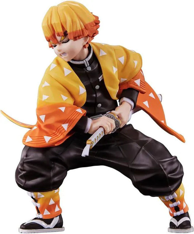 Aniplex Demon Slayer Zenitsu Agatsuma Kunststoff Modellbau Figur mehrfarbig - Bild 1