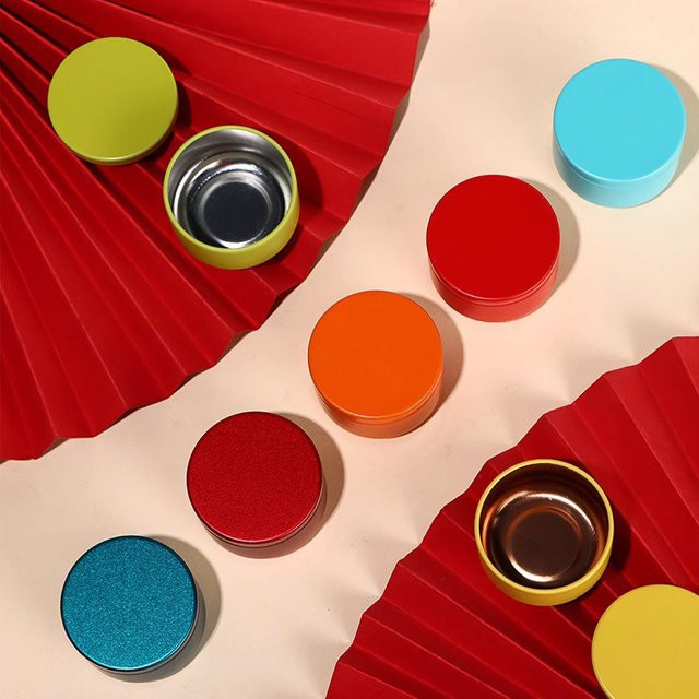 Mehrzweck Mini-Blechdose aus Metall mit luftdichtem Deckel in Multicolour - Bild 1