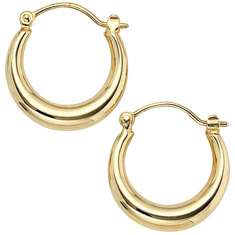 Colfem Creolen 333 Gelbgold, Unisex - Bild 1