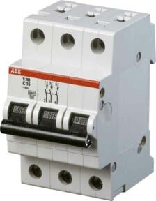 ABB S203-C6 Leitungsschutzschalter MCB 3-polig 6A 6kA Charakteristik C - Bild 1