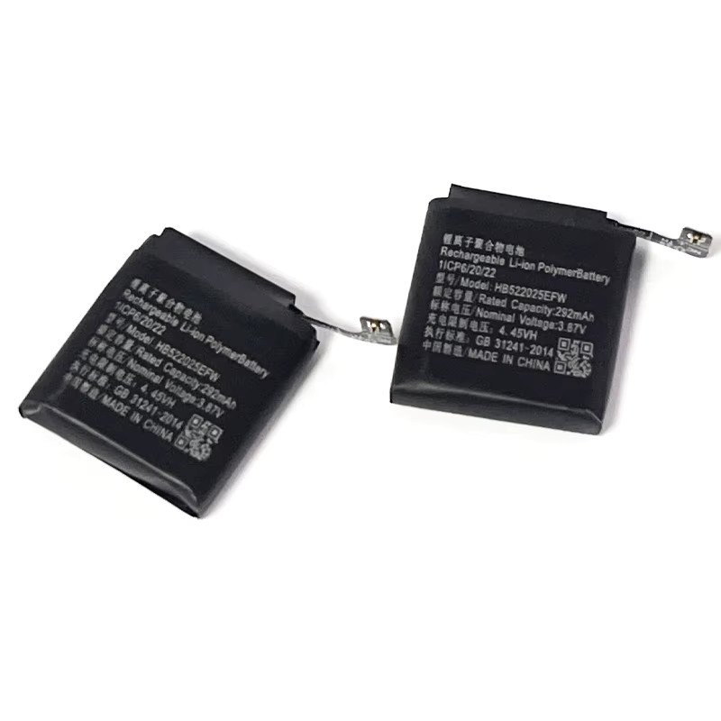 Huawei Ersatzakku HB522025EFW 292mAh für GT 3 42mm und GT3 Pro 43mm Smartwatch, Li-Ionen-Polymer-Akku, Schwarz - Bild 3