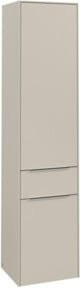 Villeroy & Boch Hochschrank Subway 3.0 in Cashmere Grey mit Glastüren, B/T/H: 40 x 36,2 x 171 cm - Bild 1