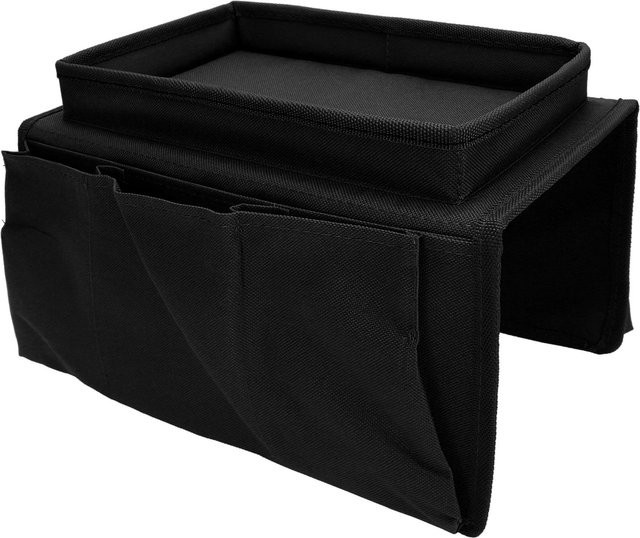 GoolRC Sofa Armlehnen Organizer mit 4 Taschen und Getränkehalter, wasserdicht, Schwarz - Bild 1