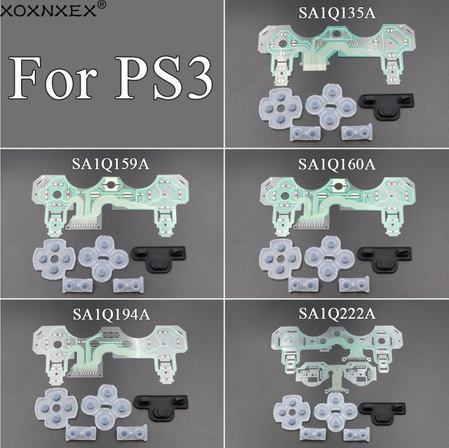 1 Set Leitfolie für PS3-Controller mit leitfähigen Gummitasten XOXNXEX (Modelle SA1Q135A, SA1Q159A, SA1Q160A, SA1Q194A, SA1Q222A) - Bild 1