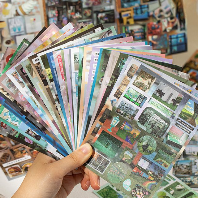 Mr. Paper Life Fragments Stickerbuch Memory Fold Series, 30 Blatt, Multicolor - Bild 1