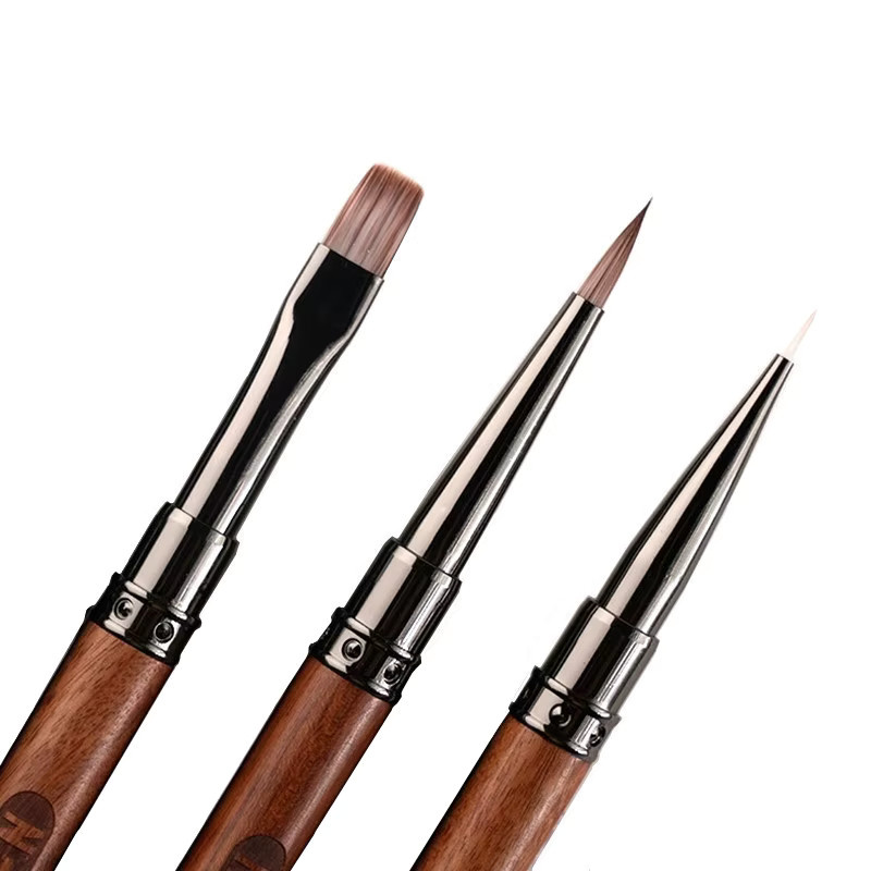 8Style Nagelmalpinsel mit Sandelholzgriff für Maniküre - Bild 2