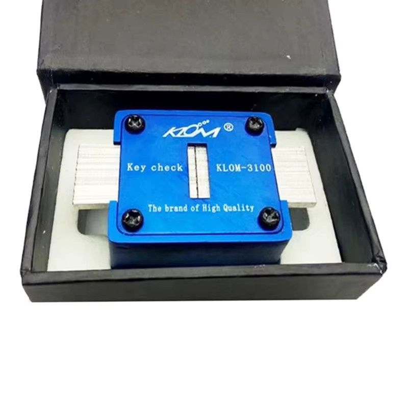 Klom Key Check Blank Key Slot Checker Schlosserwerkzeug Blau KLOM-3100 - Bild 3