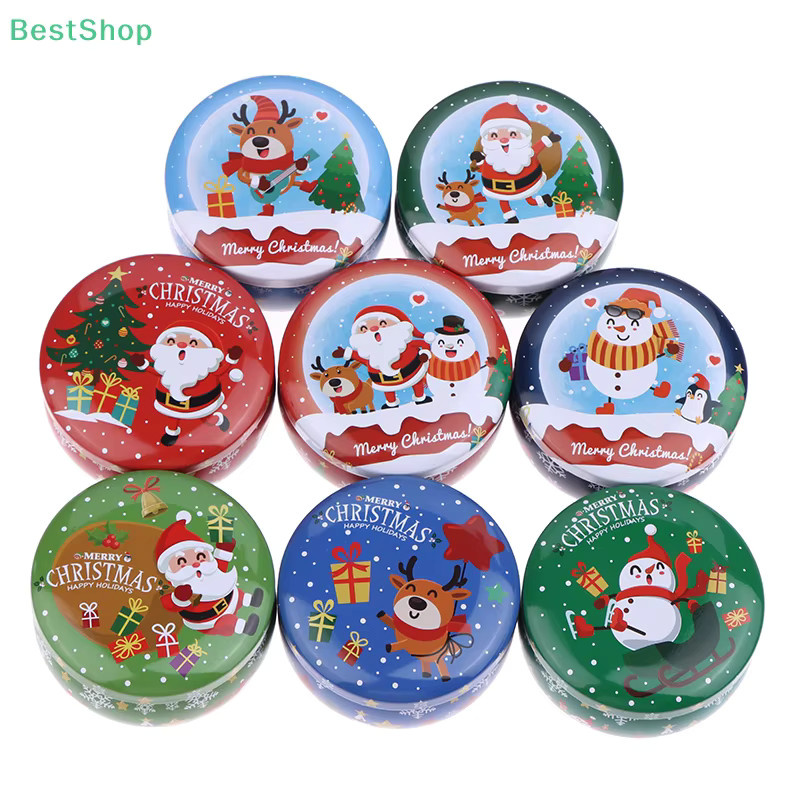 HNKMP Weihnachtsdose aus Blech in Multicolour für Kekse, Süßigkeiten oder Kerzen mit Herz-Design - Bild 2